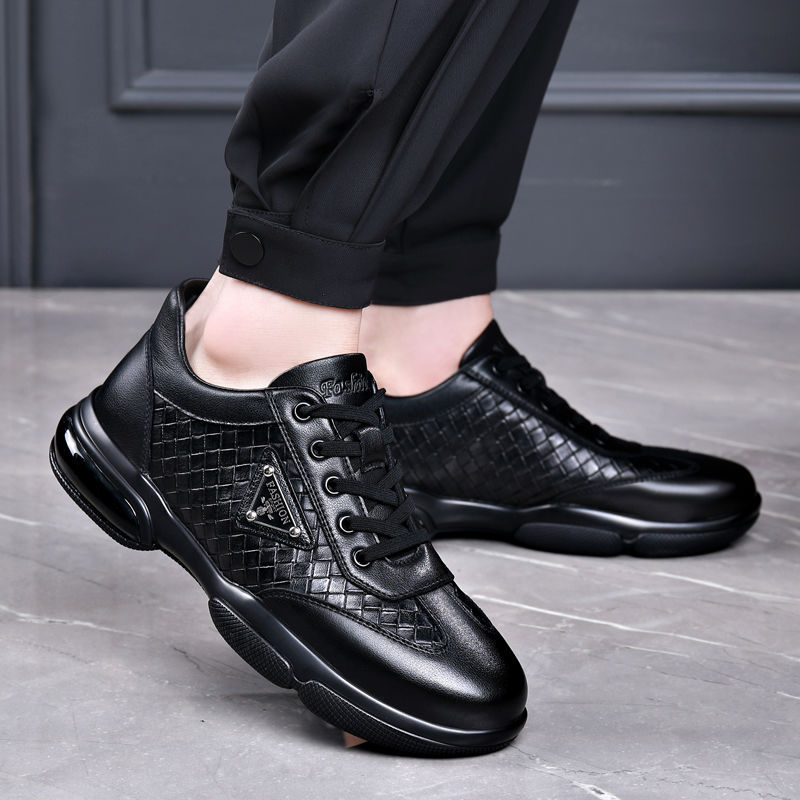 🔥(Ultima zi 50% reducere - nu-l ratați) Pantofi casual anti-alunecare pentru bărbați din piele naturală [38-44]👞