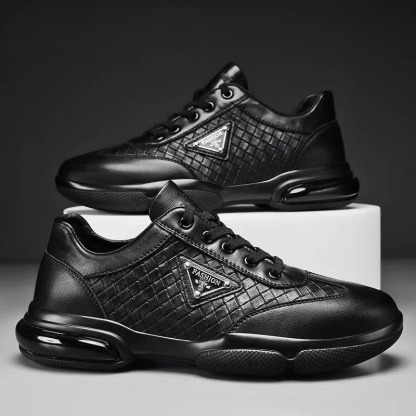 🔥(Ultima zi 50% reducere - nu-l ratați) Pantofi casual anti-alunecare pentru bărbați din piele naturală [38-44]👞