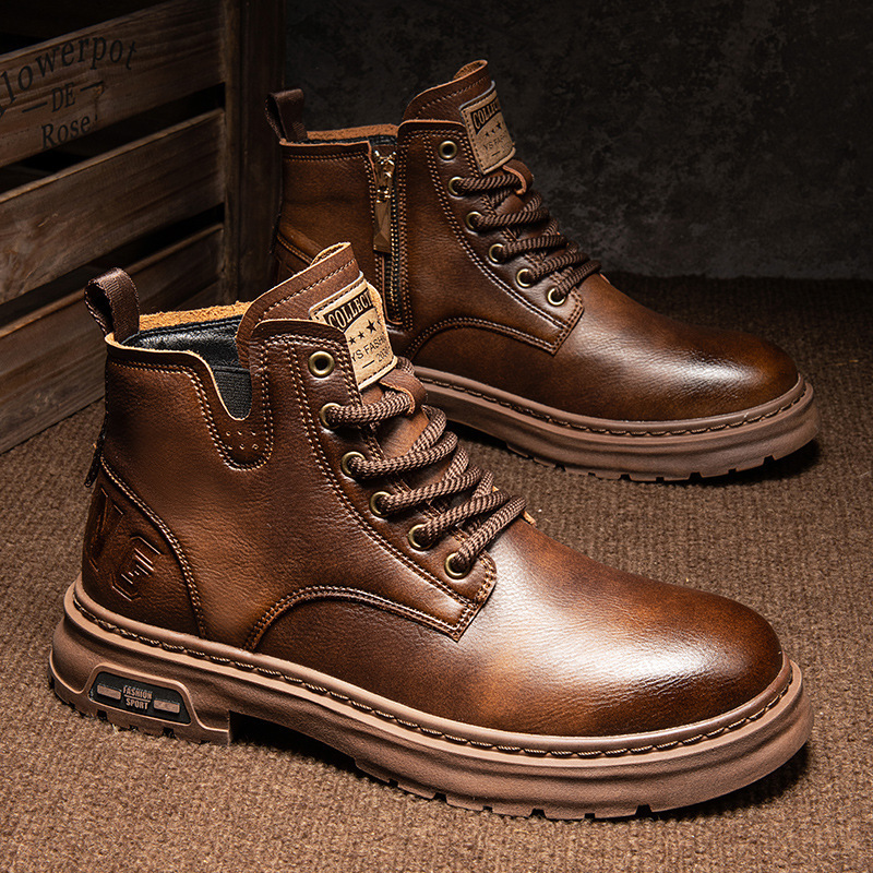 (🎉50% reducere astăzi, nu o ratați⏰) 🐂 Pantofi ortopedici din piele de vacă australiană 👞Cusuți manual, impermeabili și antiderapanți ✅Suport pentru bolta plantară - mers confortabil