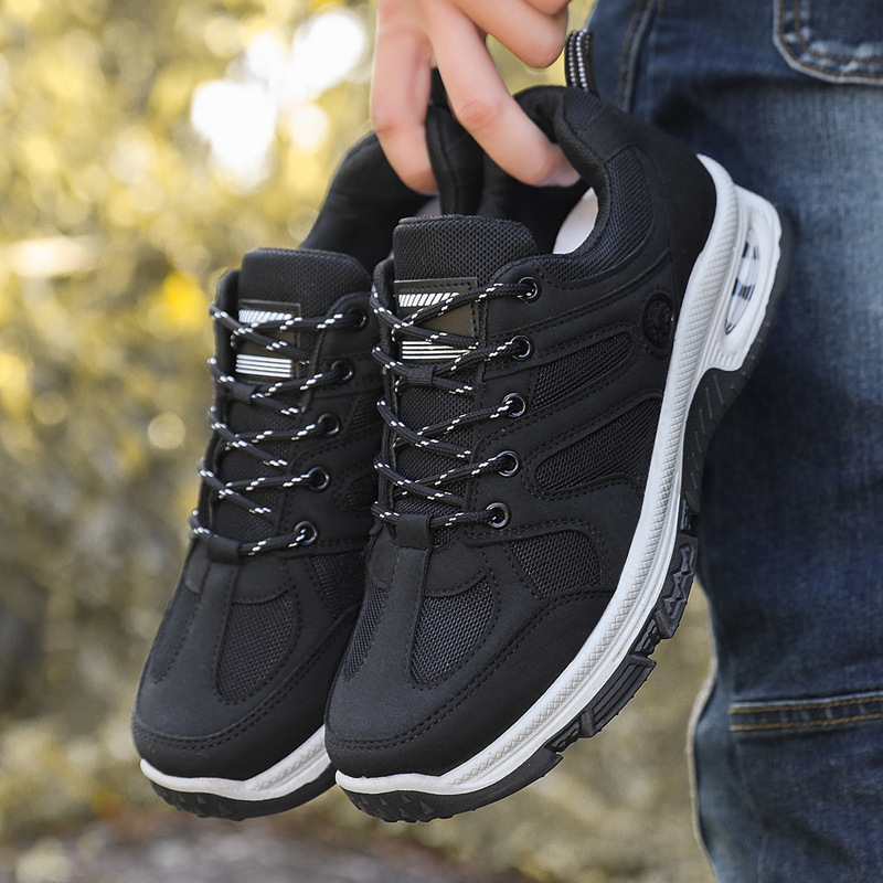 Pantofi de siguranță pentru bărbați anti-alunecare și rezistenți la uzură, cu pernă de aer