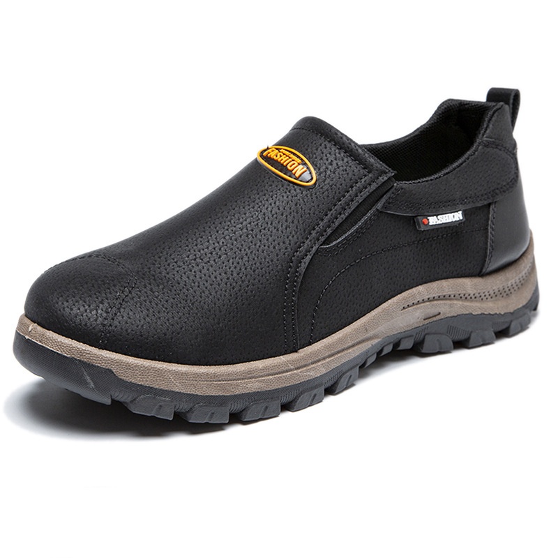 (🎉50% reducere azi, nu ratați) 🐂 Pantofi ortopedici pentru bărbați din piele de vițel australiană 👞Cusuți manual, impermeabili și anti-alunecare ✅Suport arc - mers confortabil