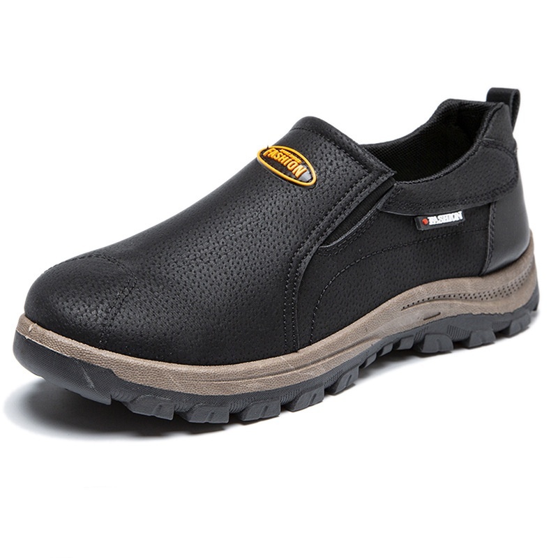 (🎉50% reducere azi, nu ratați) 🐂 Pantofi ortopedici pentru bărbați din piele de vițel australiană 👞Cusuți manual, impermeabili și anti-alunecare ✅Suport arc - mers confortabil