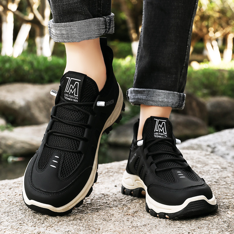 [⏰Ultima zi cu 50% reducere - nu rata ocazia!] 🔥 Pantofi de mers din piele de vacă pentru bărbați 👞 Cu suport pentru bolta plantară pentru mers fără durere ✅ Cusuți manual, confortabili și respirabili