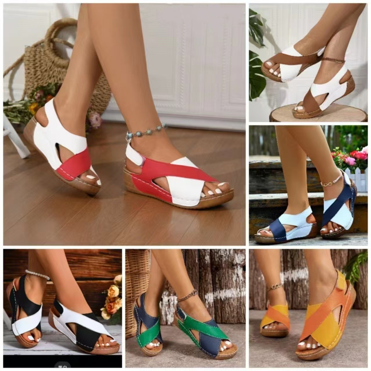 [🎁Jumătate de preț astăzi - nu ratați] Sandale ortopedice cu design ergonomic - mers fără durere 👞 fac mersul mai confortabil