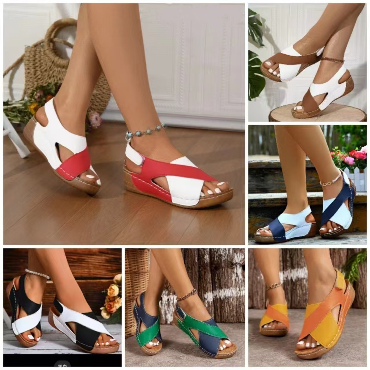 [🎁Jumătate de preț astăzi - nu ratați] Sandale ortopedice cu design ergonomic - mers fără durere 👞 fac mersul mai confortabil