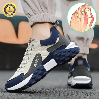 [⏰Astăzi reducere 50% - Nu rata ocazia!] 🔥 Pantofi de mers pentru bărbați, de marcă 👞 Design ergonomic cu suport pentru arcul plantar pentru mers fără durere ✅ Cusuți manual