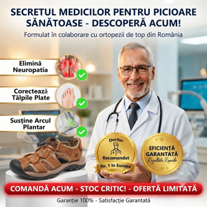 ⏰Ultima zi, reducere de 40%! Nu ratați - Sandale ortopedice cu design ergonomic ✅️Amortizare șocuri ✅️Încălțăminte ortopedică sănătoasă, concepută special pentru bărbații europeni.