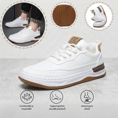🎁Ultima zi pentru o reducere de 60%--nu ratați!⏰Fabricați din piele de vițel australiană🐂Suport pentru picioare - ameliorează durerea de picioare✅Impermeabili și antiderapanți, confortabili la mers.