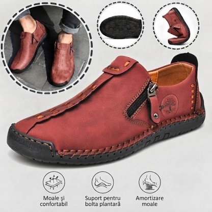 🎁Ultima zi pentru o reducere de 40%, nu ratați!⏰Fabricați din piele de vițel australiană🐂Suport pentru picioare - ameliorează durerea de picioare✅Impermeabili și antiderapanți, confortabili la mers.
