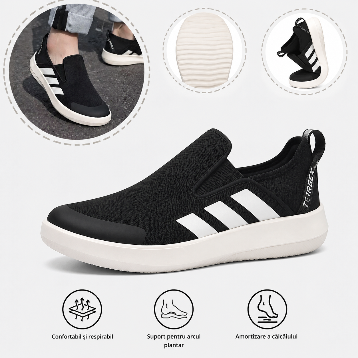 🎁Ultima zi pentru a te bucura de o reducere de 40%! Nu rata ocazia! ⏰ Ameliorează durerile de picioare și fasciita - Încălțăminte ortopedică impermeabilă și antiderapantă.