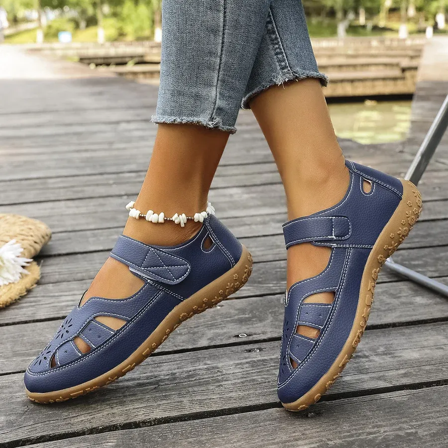 ⏰Ultima zi, reducere 40%! Nu ratați - Sandale ortopedice cu design ergonomic ✅️Amortizare șocuri ✅️Încălțăminte ortopedică sănătoasă, concepută special pentru femeile europene.