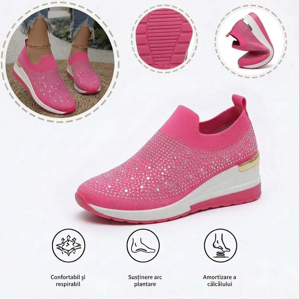 ⏰Ultima zi, reducere 40%! Nu ratați - Pantofi ortopedici cu design ergonomic ✅️Absorbție a șocurilor ✅️Încălțăminte ortopedică sănătoasă, concepută special pentru femeile europene.