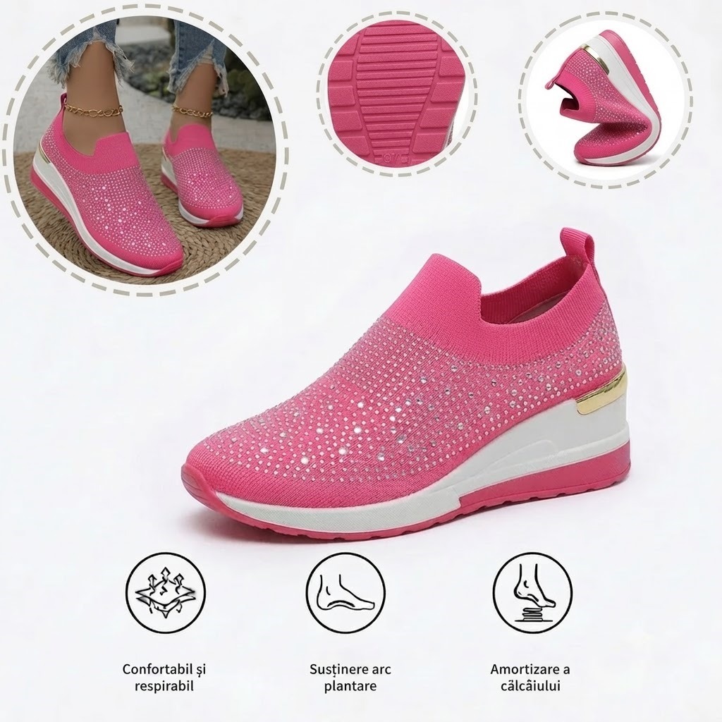 ⏰Ultima zi, reducere 40%! Nu ratați - Pantofi ortopedici cu design ergonomic ✅️Absorbție a șocurilor ✅️Încălțăminte ortopedică sănătoasă, concepută special pentru femeile europene.