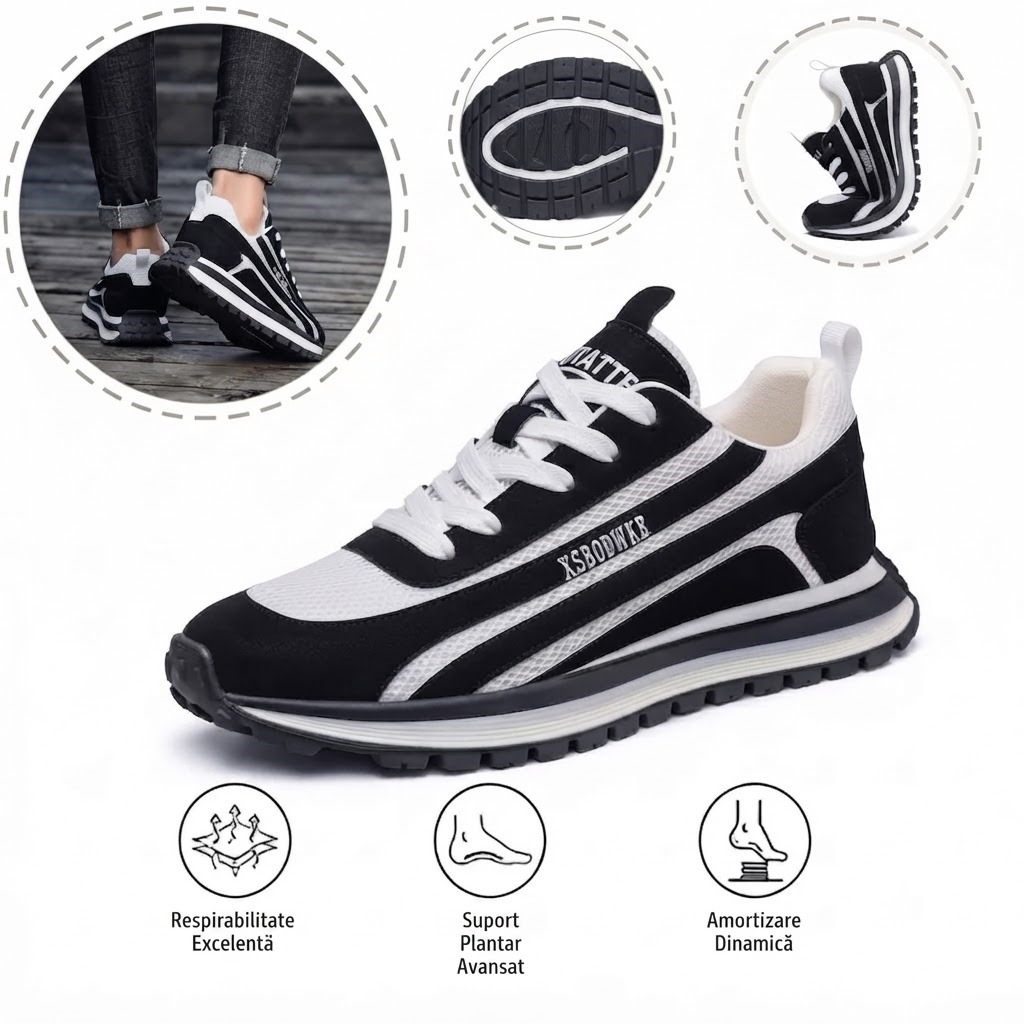 ⏰Ultima zi, reducere 40%! Nu rata ocazia! 🔥Încălțăminte ortopedică ergonomică cu absorbție a șocurilor, ✅️Încălțăminte ortopedică sănătoasă, concepută special pentru bărbații europeni.