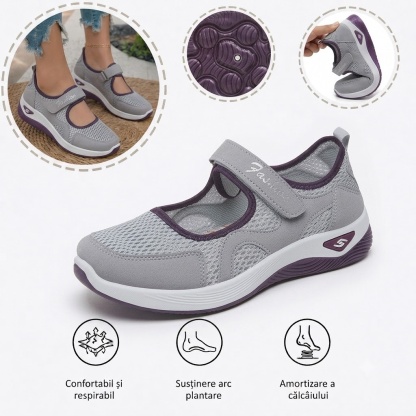 ⏰Ultima zi, reducere 40%! Nu ratați - Pantofi ortopedici cu design ergonomic ✅️Absorbție a șocurilor ✅️Încălțăminte ortopedică sănătoasă, concepută special pentru femeile europene.