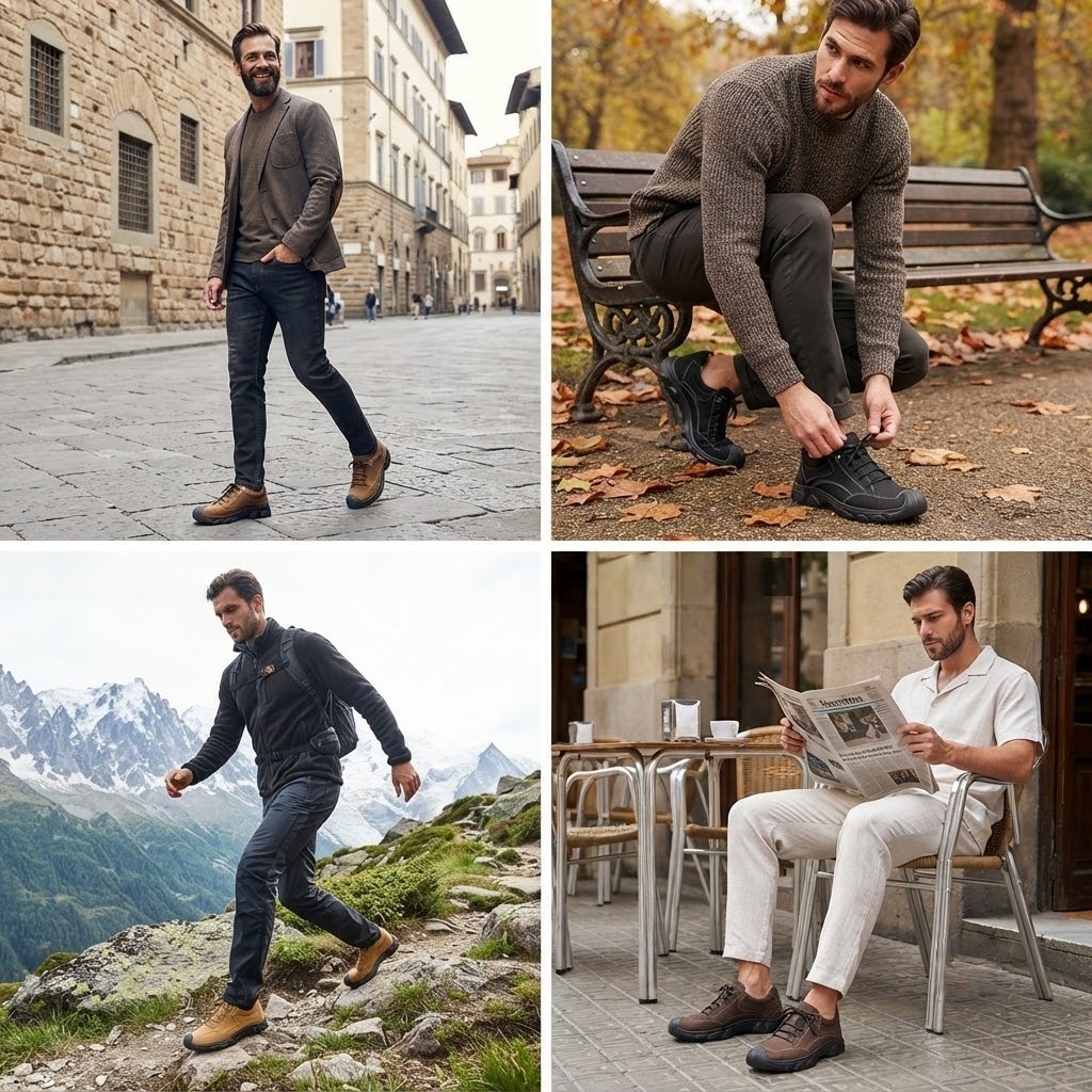 🔷Reducere de 40% astăzi - Nu ratați! ⬛Pantofi ortopedici din piele întoarsă nou concepuți✅️Moi și confortabili✅️Impermeabili și antiderapanți🦶Ameliorează durerile de picioare