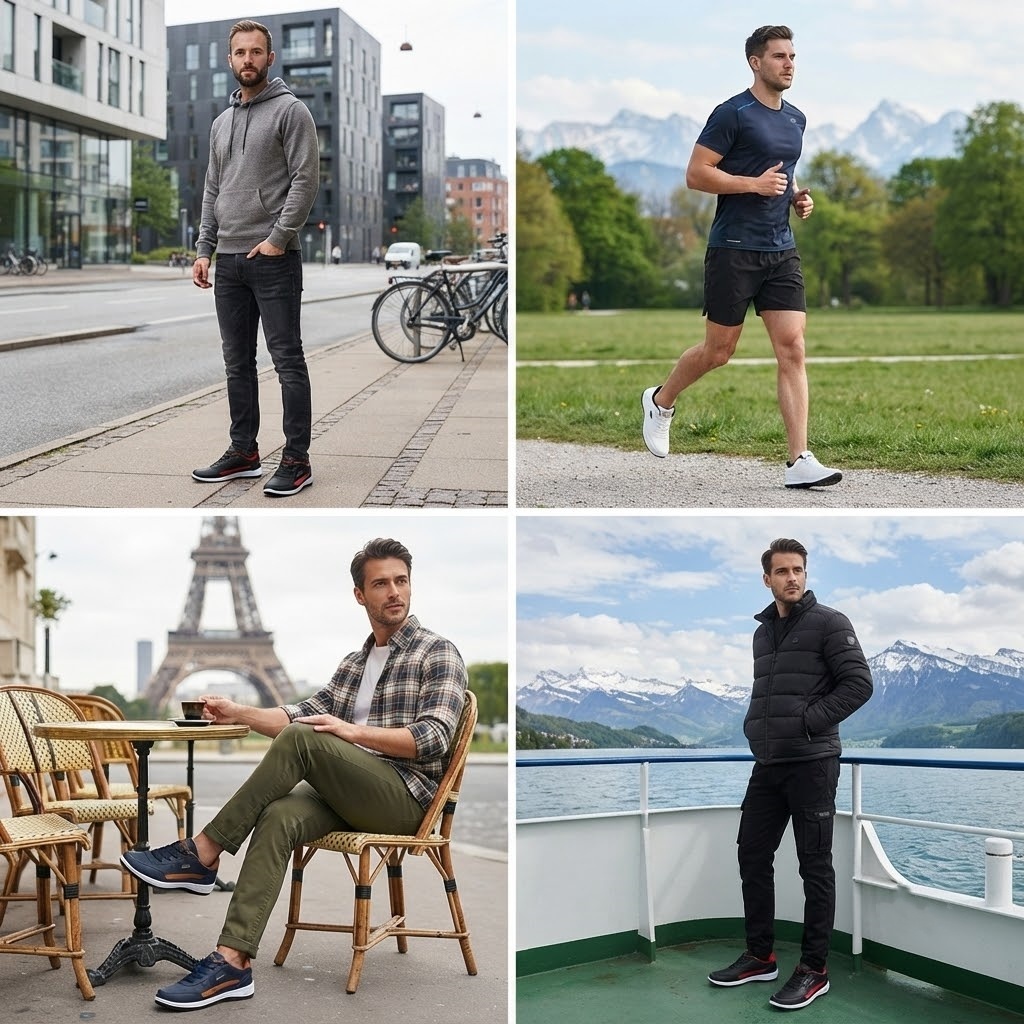 🎁Ultima zi pentru a te bucura de o reducere de 40%, nu o rata! ⏰Fabricați din piele de vițel australiană🐂Suport pentru picioare - ameliorează durerea de picioare✅Impermeabili și antiderapanți, confortabili la mers✅Eleganți și versatili.