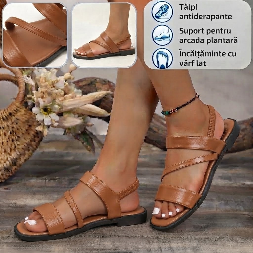 ⏰Ultima zi, reducere 60%! Nu ratați - Sandale ortopedice cu design ergonomic ✅️Amortizare șocuri ✅️Încălțăminte ortopedică sănătoasă, concepută special pentru femeile europene.