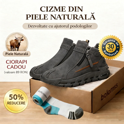 ⭕️Pantofi ortopedici din piele de vacă lucrați manual👞 Brant ortopedic bazat pe inteligență artificială + suport pentru gleznă ✅ Calzi, confortabili, impermeabili și antiderapanți