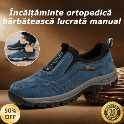 ✅Pantofi din piele întoarsă de înaltă calitate🦶Ameliorează durerile de picioare și fasciita - Impermeabili și antiderapanți🔴Pantofi ortopedici