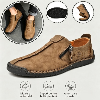 🎁Ultima zi pentru o reducere de 40%, nu ratați!⏰Fabricați din piele de vițel australiană🐂Suport pentru picioare - ameliorează durerea de picioare✅Impermeabili și antiderapanți, confortabili la mers.