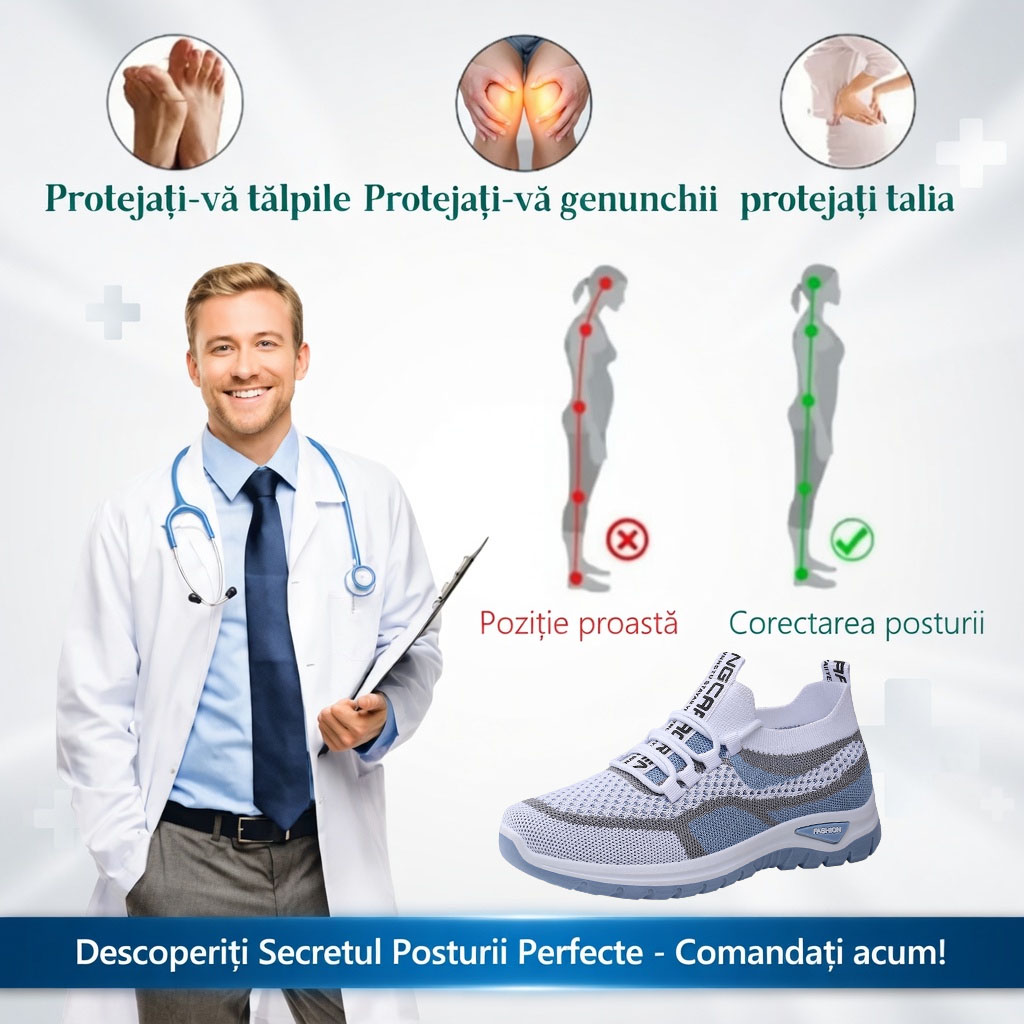 🎁Ultima zi pentru a beneficia de o reducere de 50%! Nu rata ocazia! ⏰Ameliorează durerile de picioare și fasciita - Încălțăminte ortopedică impermeabilă și antiderapantă🔴