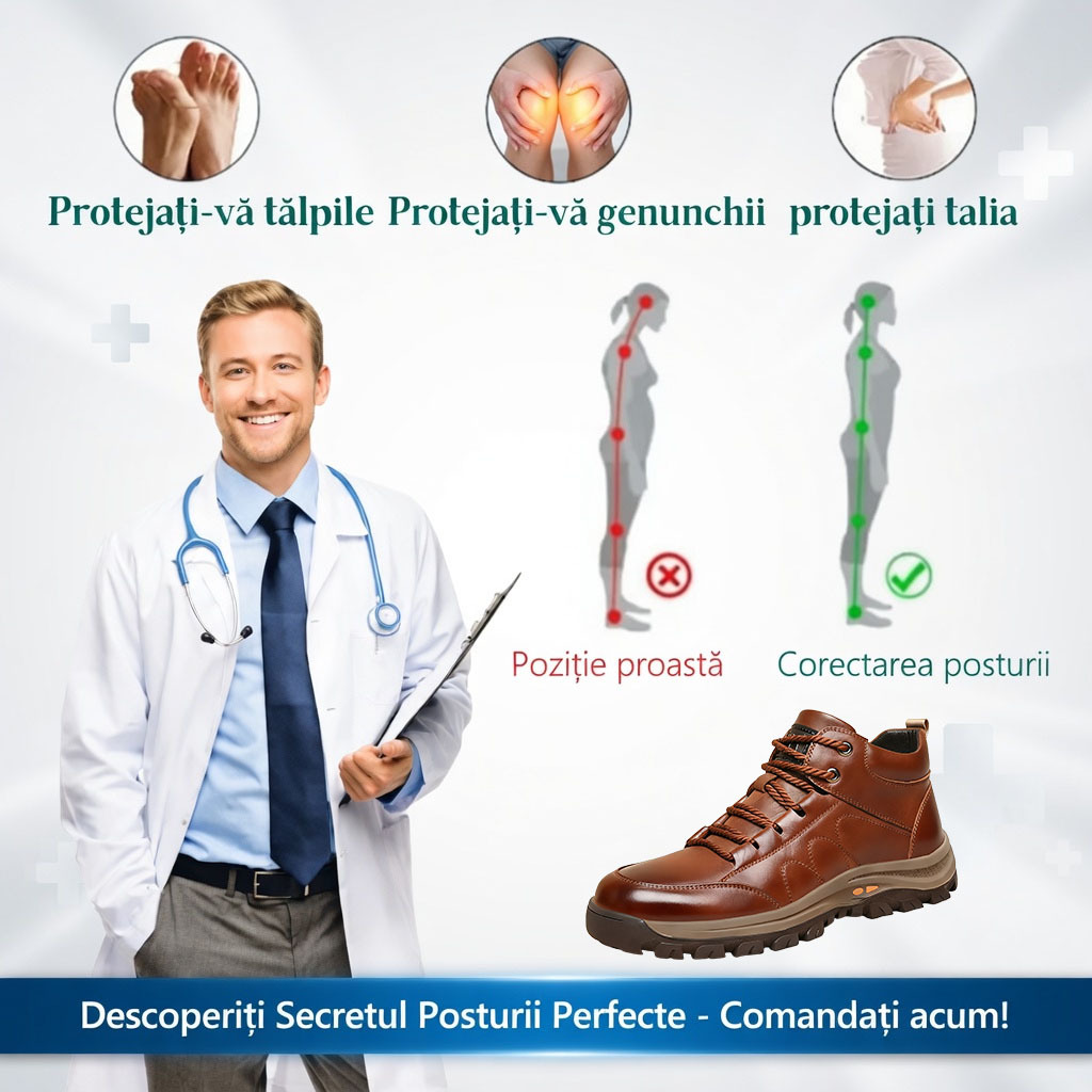 🎁Ultima zi pentru o reducere de 50%, nu ratați!⏰Fabricați din piele de vițel australiană🐂Suport pentru picioare - ameliorează durerea de picioare✅Impermeabili și antiderapanți, confortabili la mers.