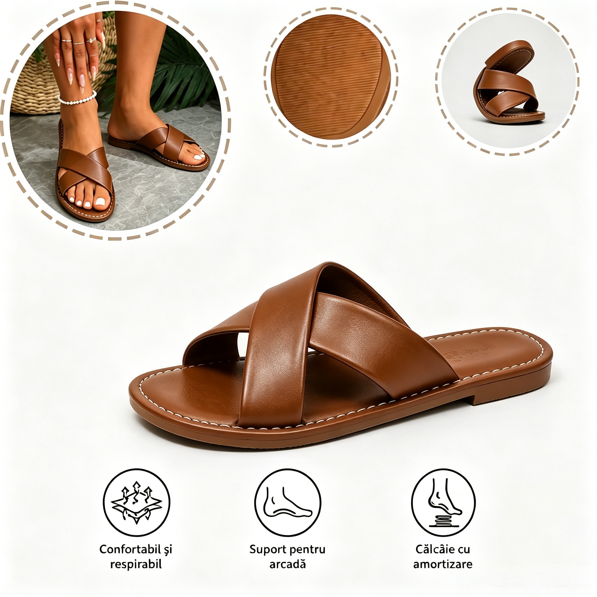 ⏰Ultima zi, reducere 60%! Nu ratați - Sandale ortopedice cu design ergonomic ✅️Amortizare șocuri ✅️Încălțăminte ortopedică sănătoasă, concepută special pentru femeile europene.
