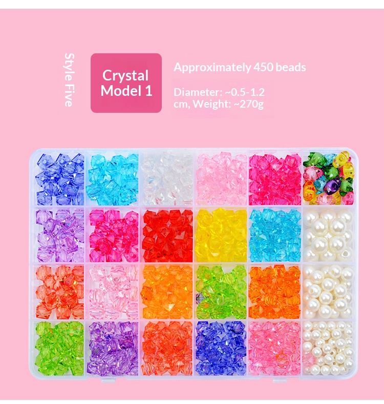 DIY 24-Grid Children’s Beading Craft Kit