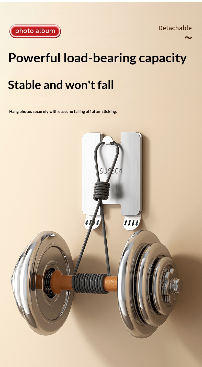 no-drill wall mural hooks