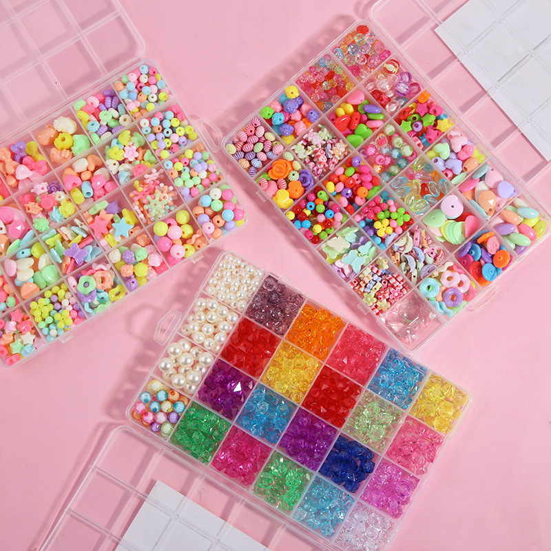 DIY 24-Grid Children’s Beading Craft Kit