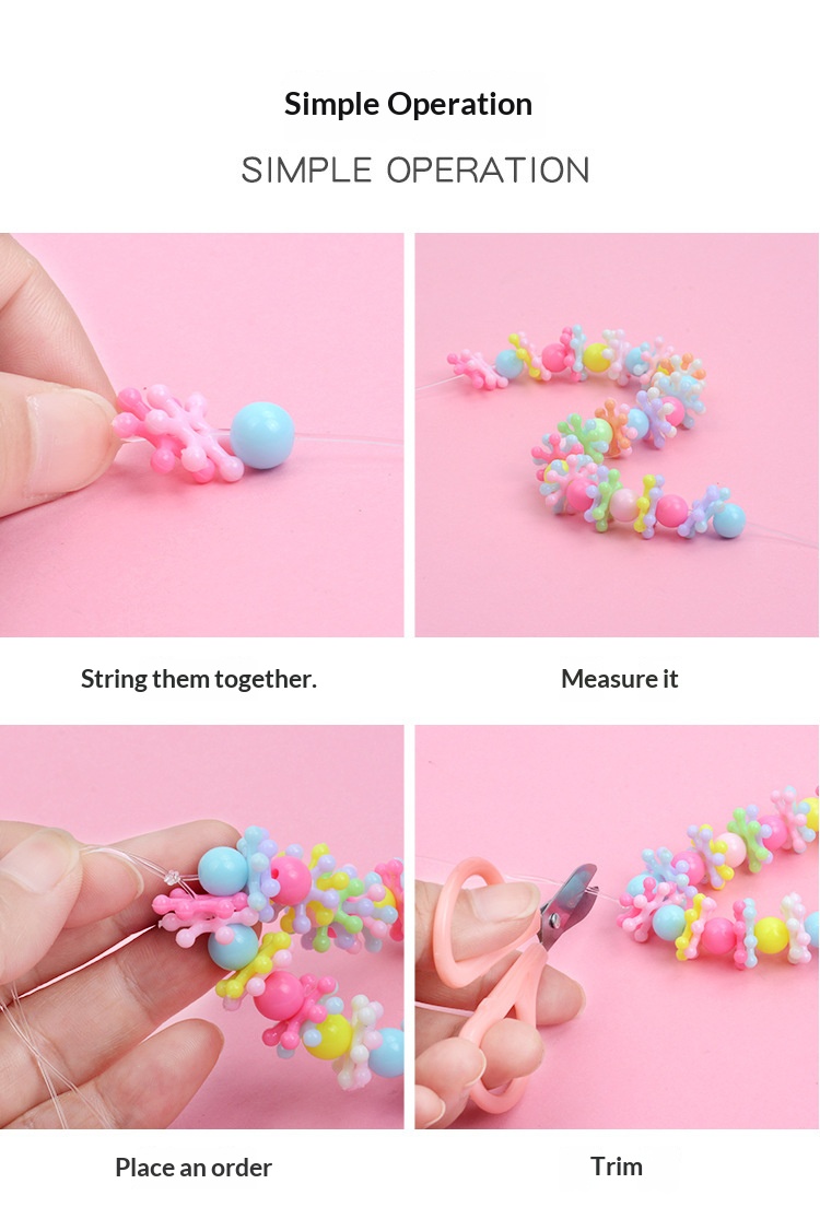 DIY 24-Grid Children’s Beading Craft Kit
