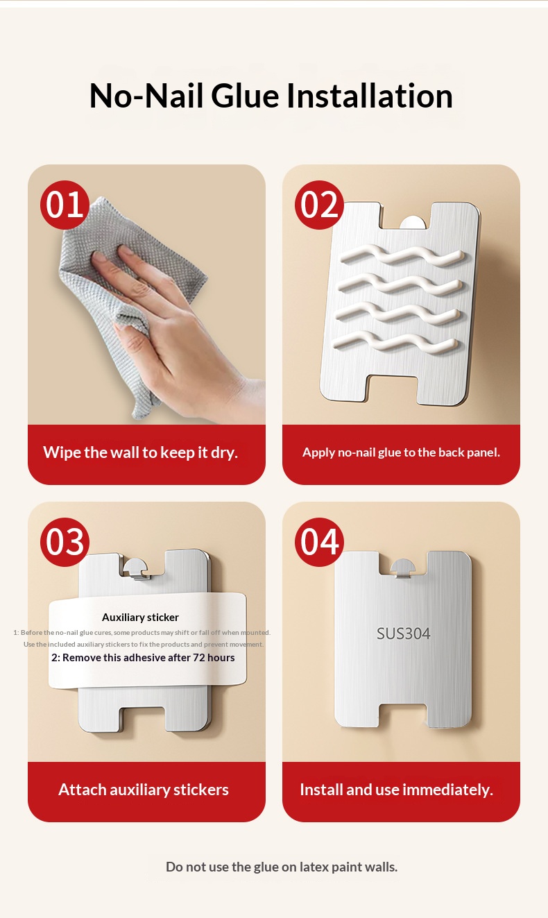 no-drill wall mural hooks