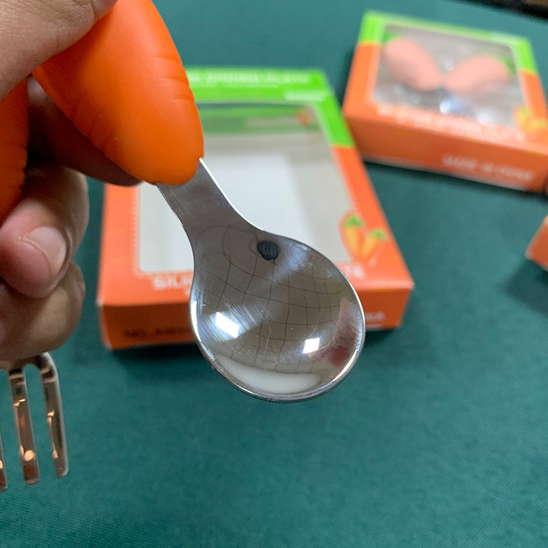 Carrot-Shaped Fork & Spoon
