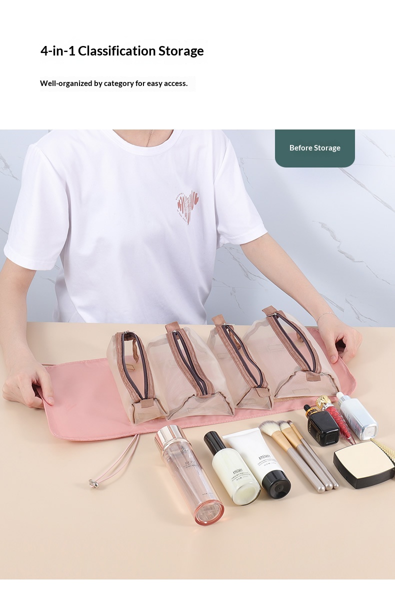 4-in-1 Makeup Bag