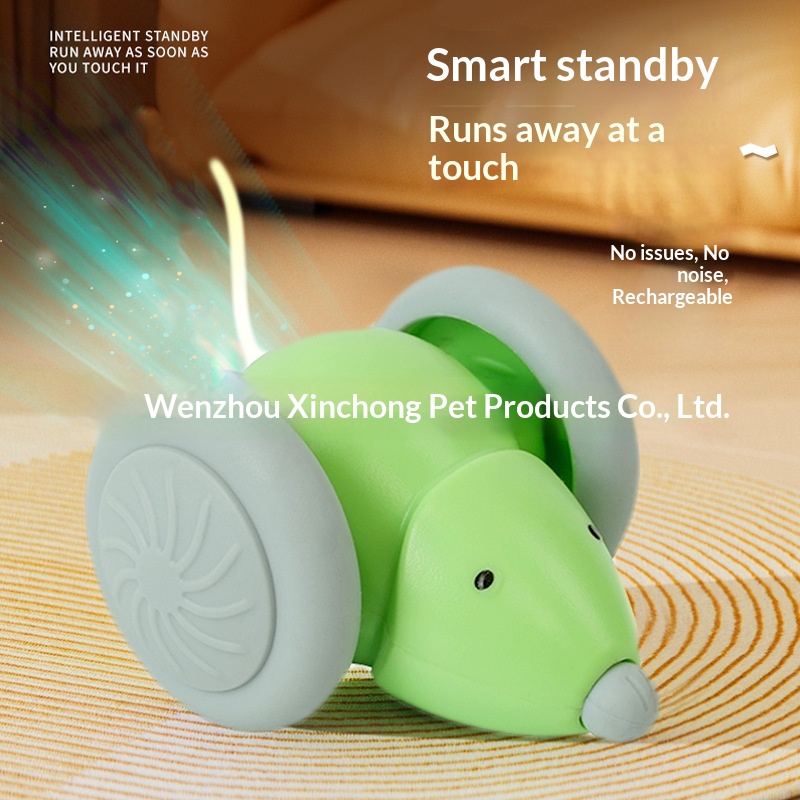 Electric Smart Interactive Mouse Cat Toy Car