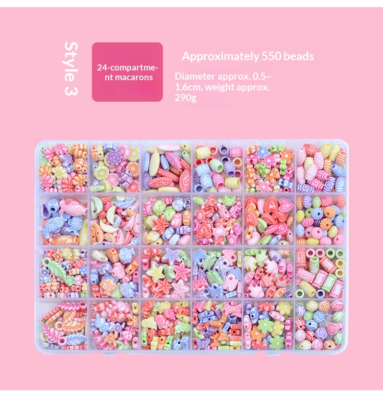 DIY 24-Grid Children’s Beading Craft Kit