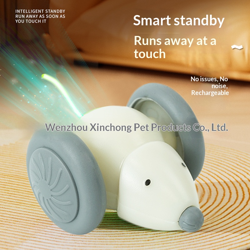 Electric Smart Interactive Mouse Cat Toy Car