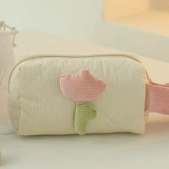 Corduroy Makeup Bag