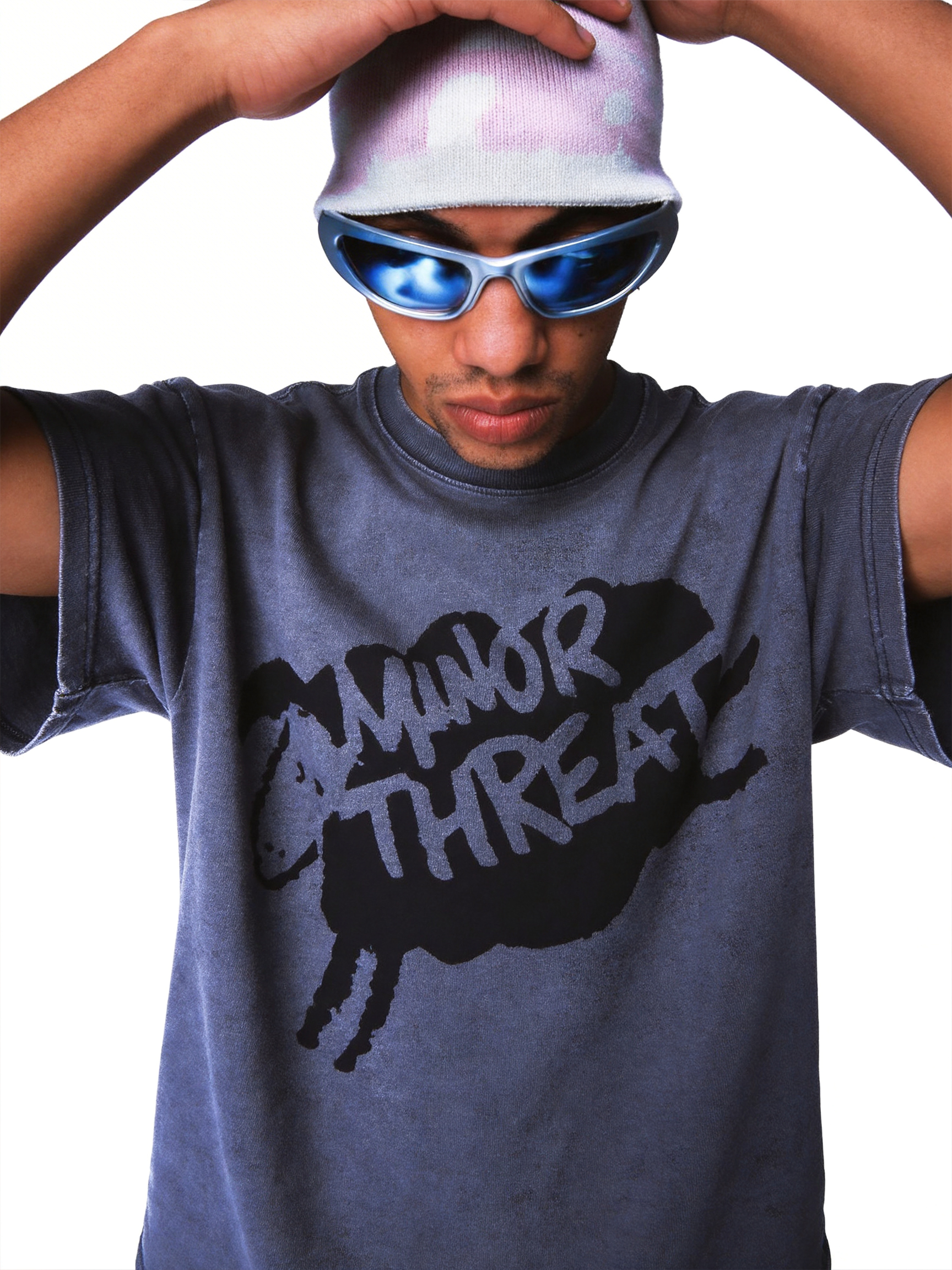 Minor Threat 'Out of Step' Sheep Graphic T-Shirt | Vintage Wash Punk Rock Band Tee-Knotfolks
