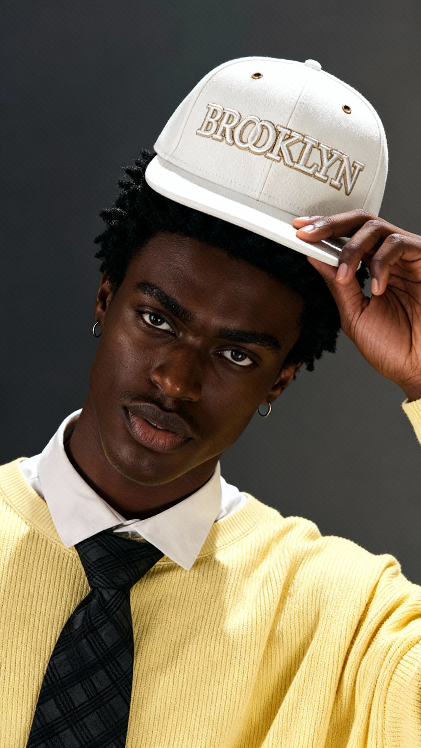 BKly Legacy Snapback Hat - Brooklyn Embroidery & Faux Leather Praying Hands Cap-Knotfolks