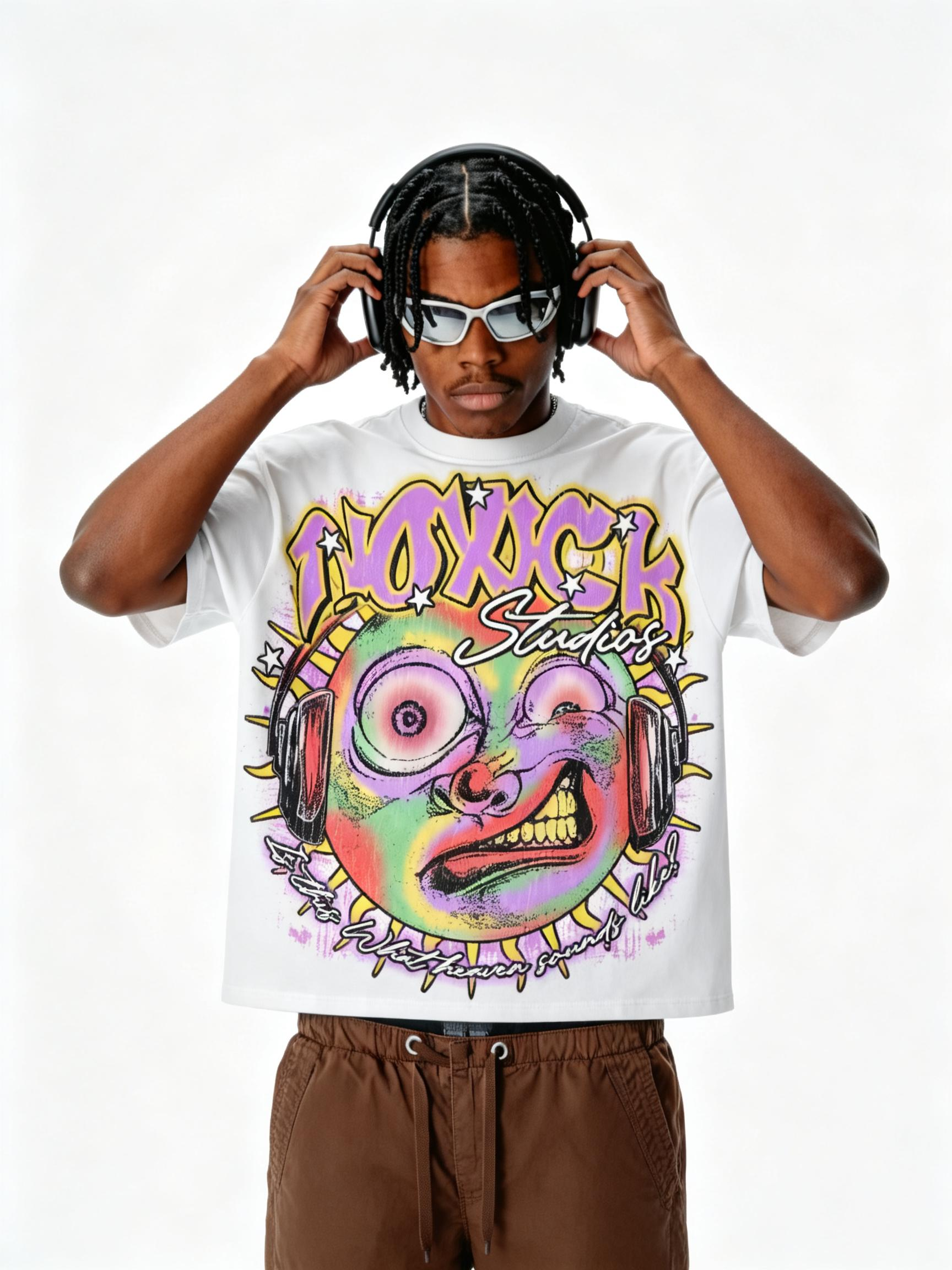 Vintage Washed "Take Money" Silhouette Graphic Tee | Distressed Urban Streetwear Shirt