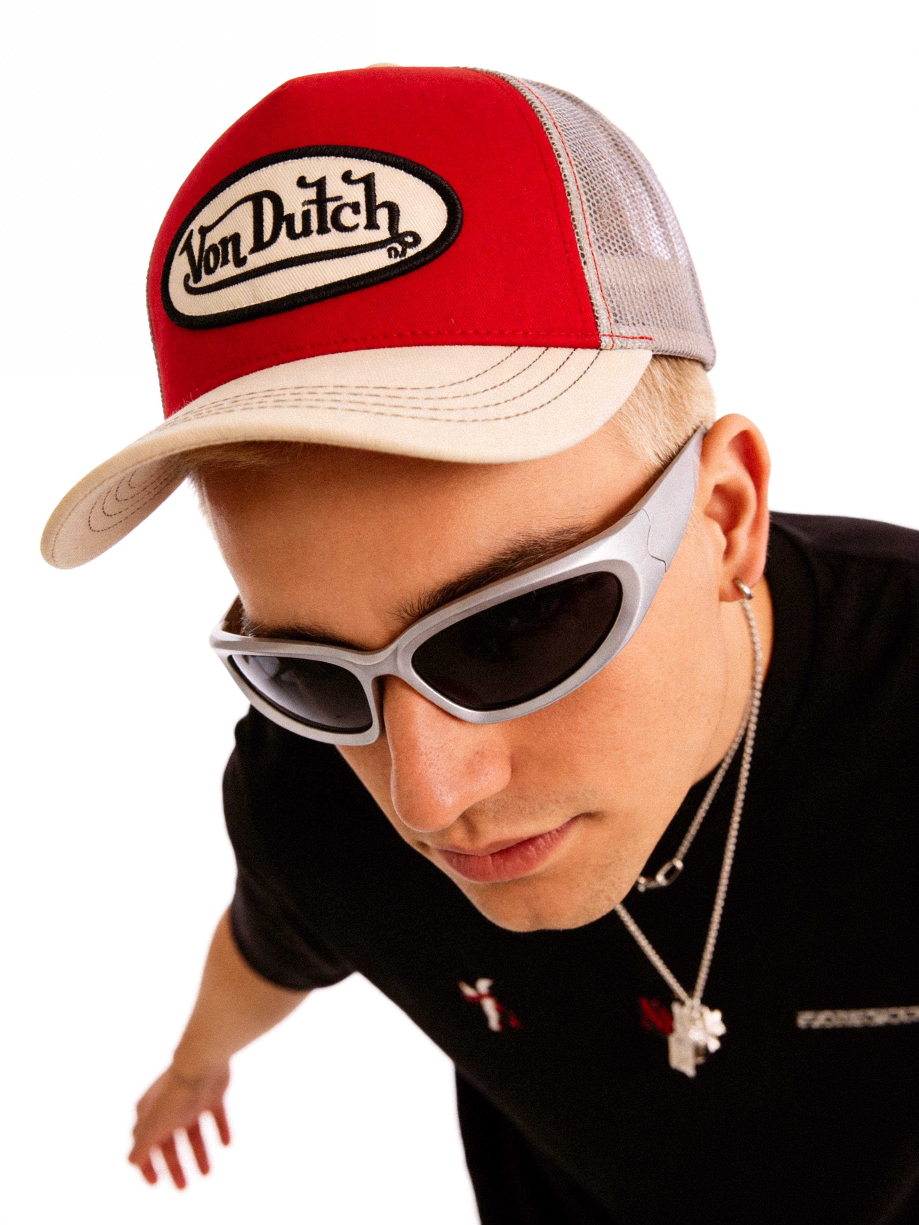 Von Dutch Classic Trucker Hat - Y2K Vintage Style Mesh Snapback Cap for Men & Women-Knotfolks