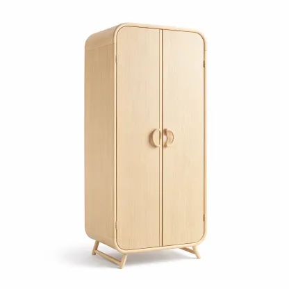 Kleiderschrank Holz Eicheoptik-Sofioma