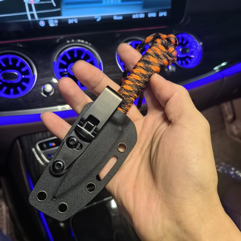 Speedgoat Fixed Knife 440c Blade Nylon Rope Handle