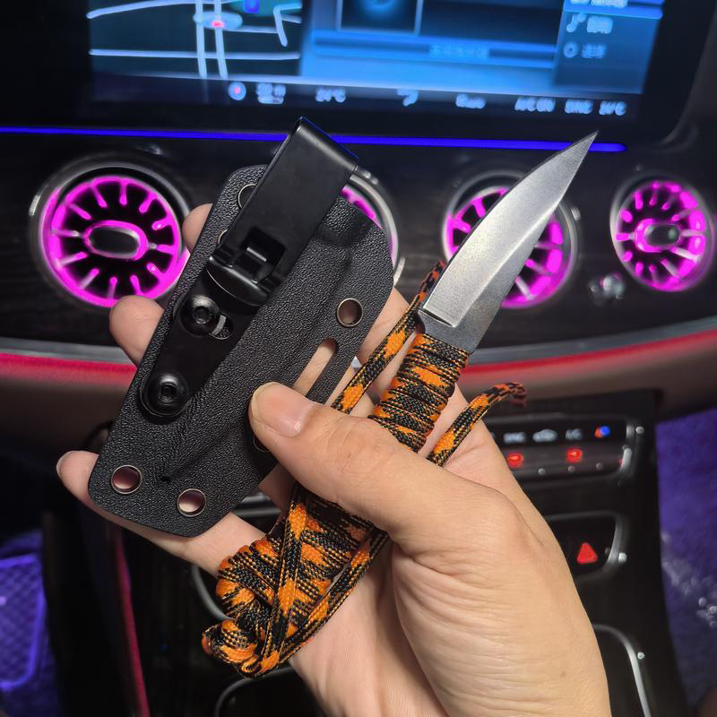 Speedgoat Fixed Knife 440c Blade Nylon Rope Handle