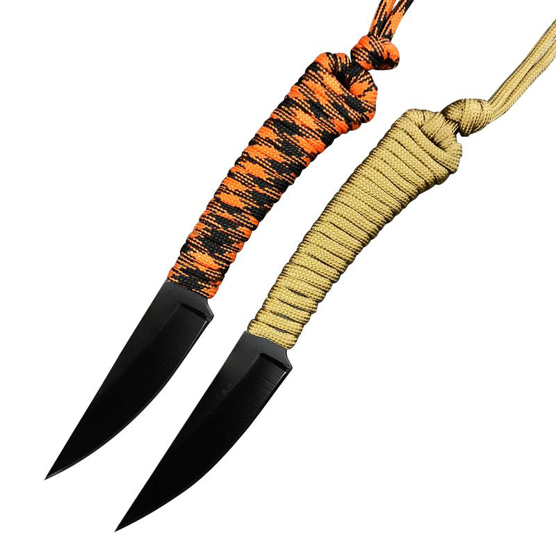 Speedgoat Fixed Knife 440c Blade Nylon Rope Handle