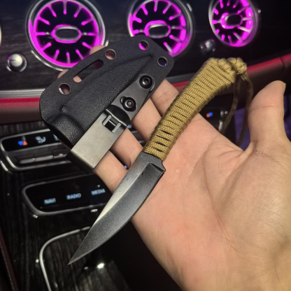 Speedgoat Fixed Knife 440c Blade Nylon Rope Handle