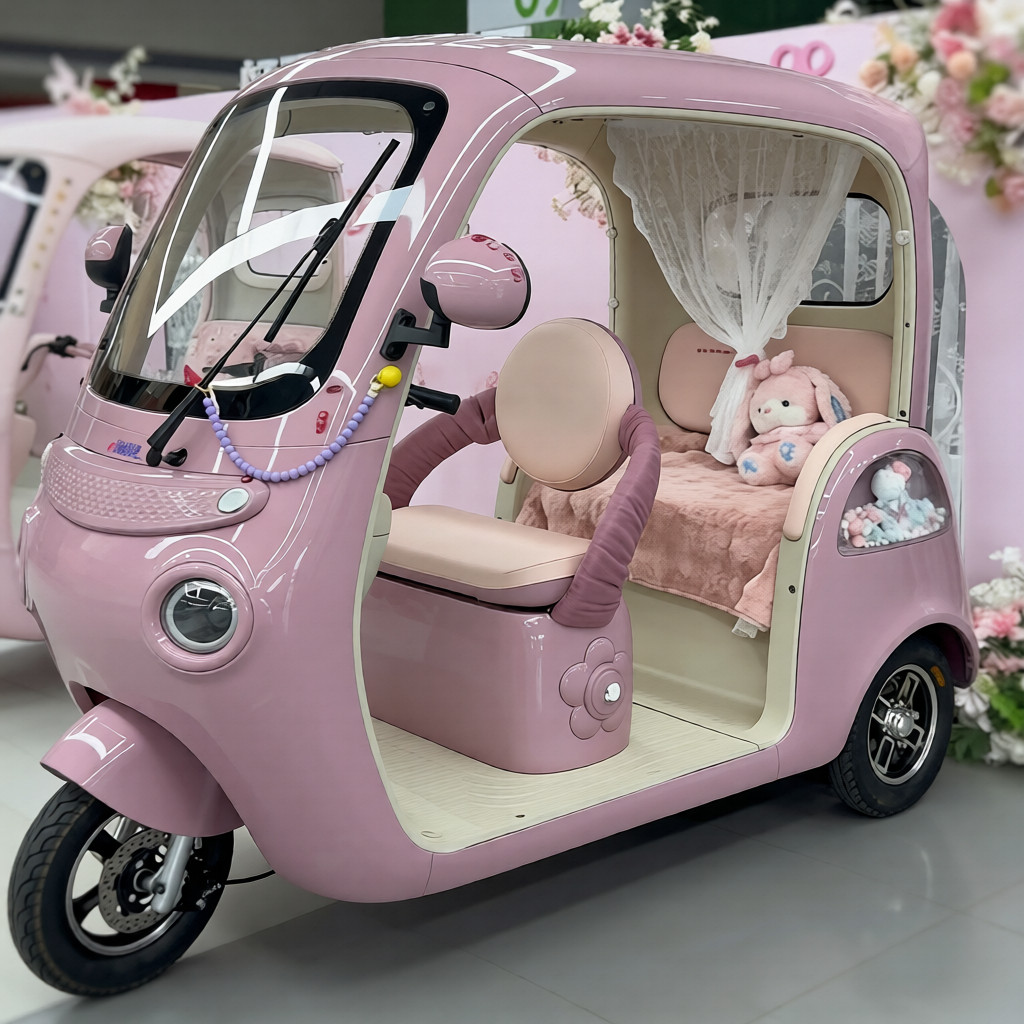 Leisure and vacation electric tricycle