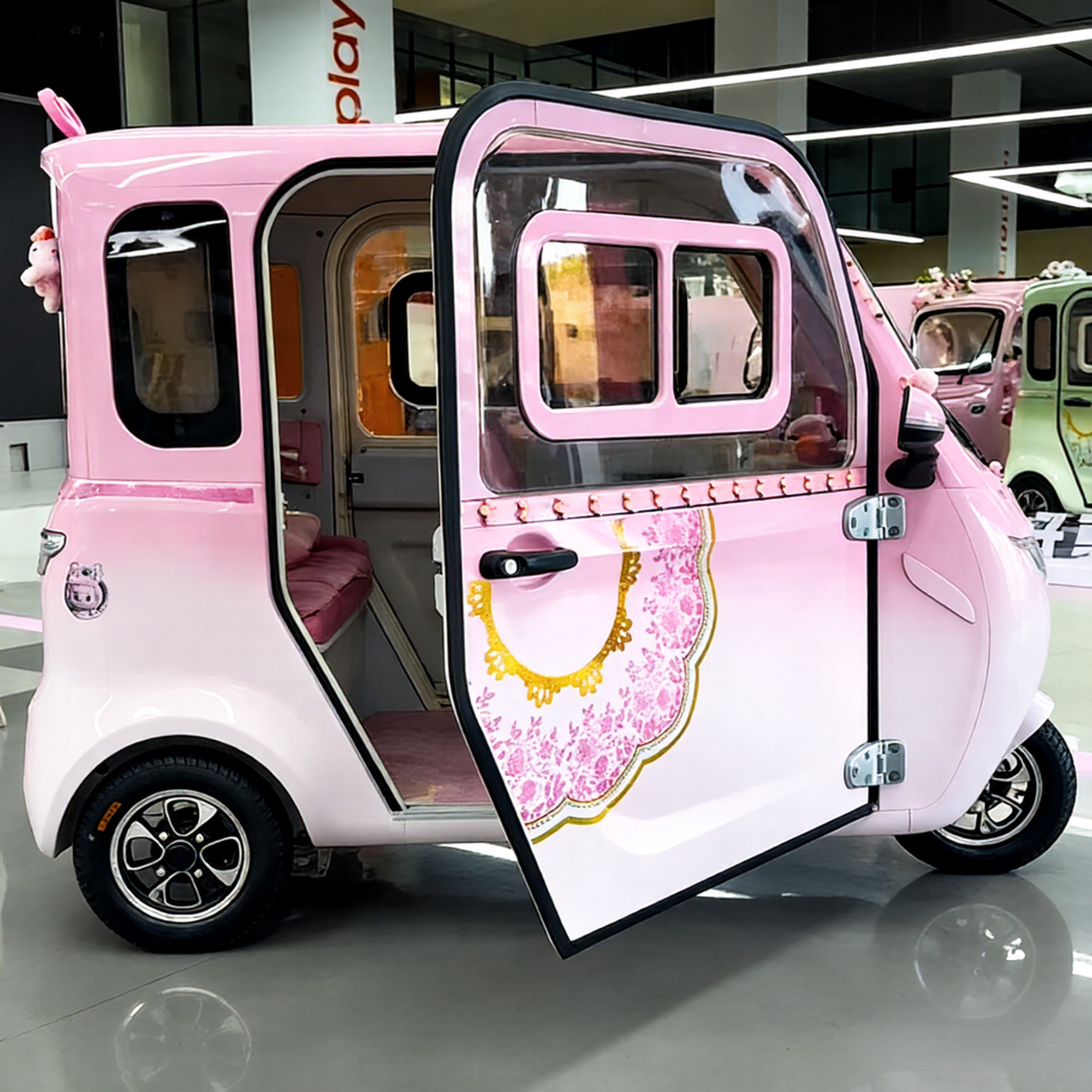 Leisure and vacation electric tricycle